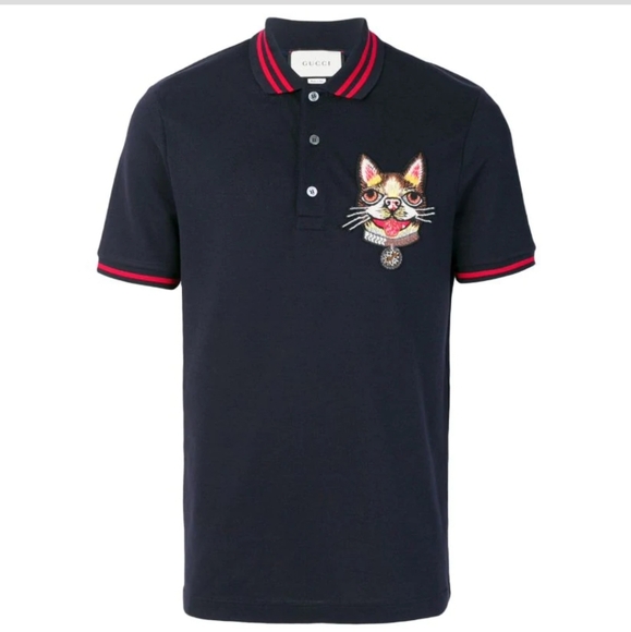 NWT Gucci Dog Patch Polo - Picture 5 of 15